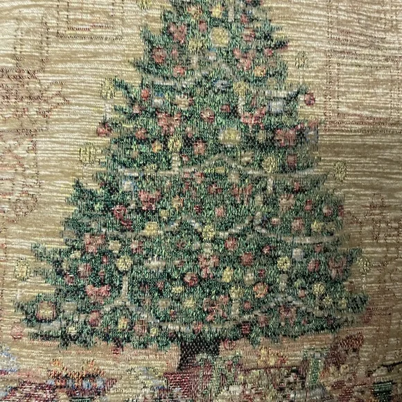 Holiday Christmas Tree Decorative throw Pillow - Picture 2 of 3
